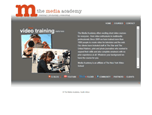 Tablet Screenshot of media-academy.co.za